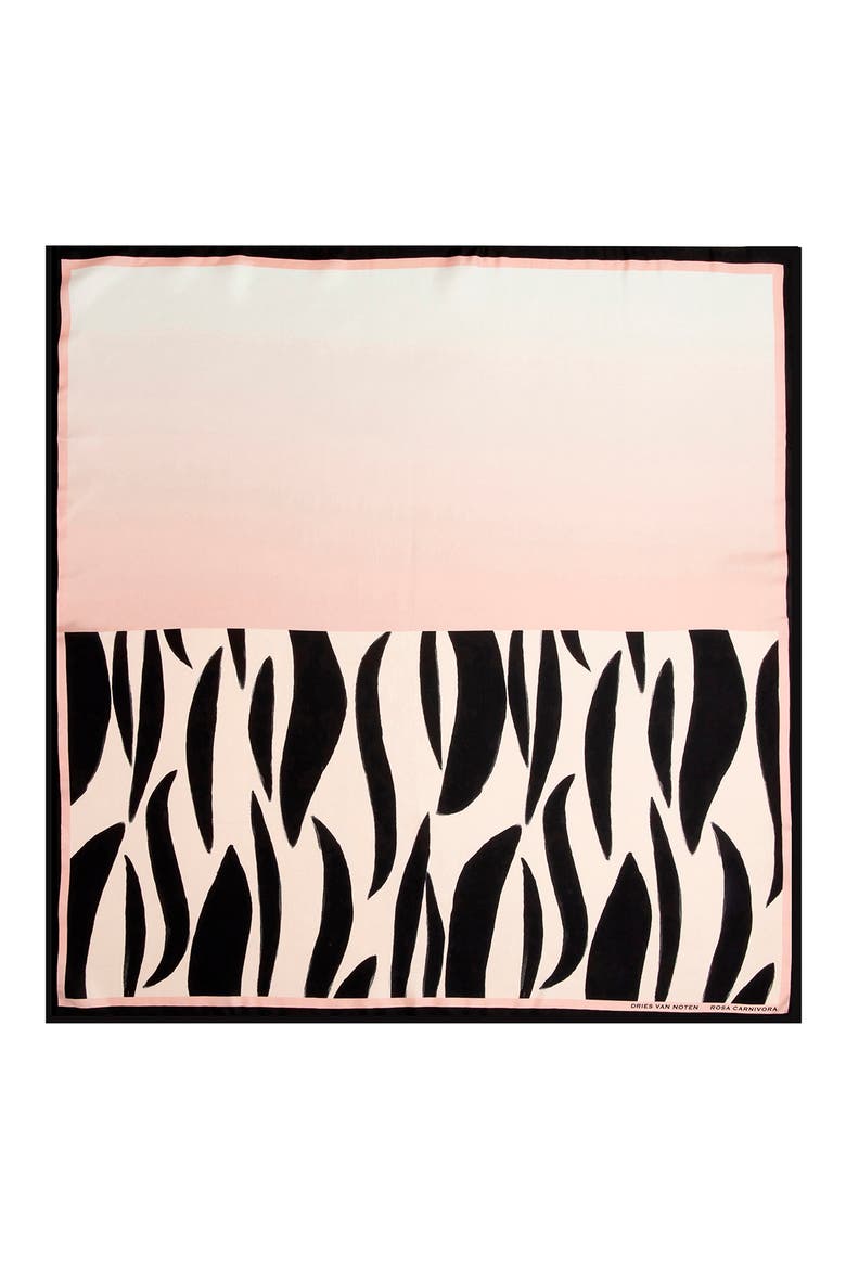 Foulard Rosa Carnivora, Main, color, NO COLOR