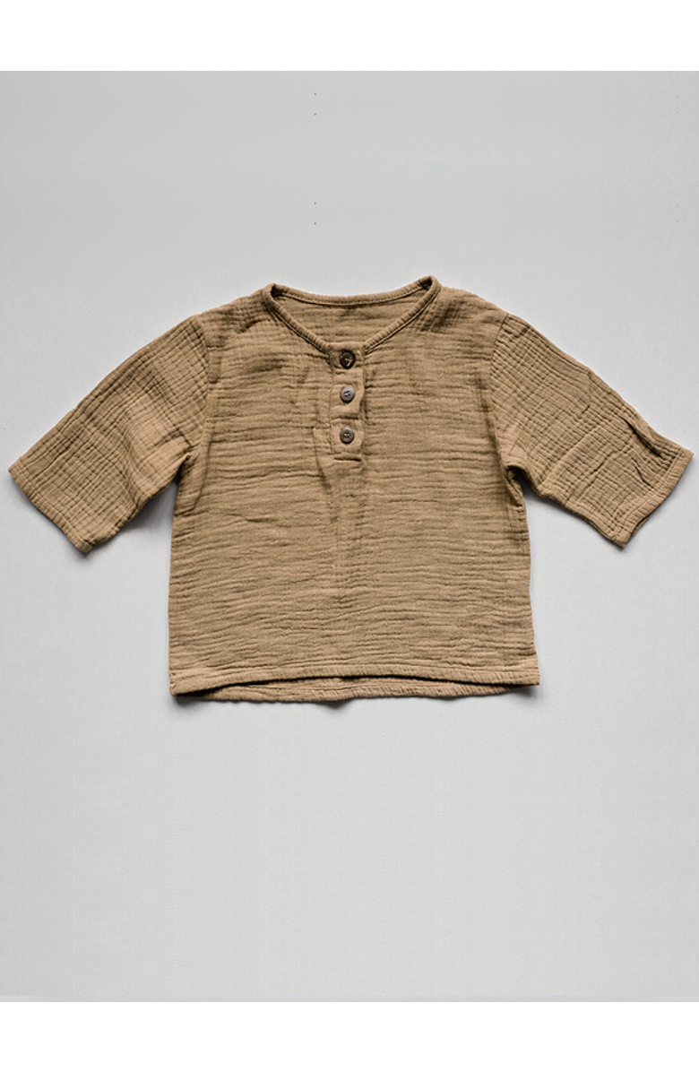 The Simple Folk The Muslin Henley, Main, color, Camel