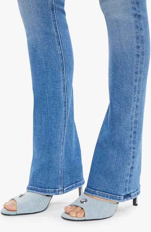 Mother The Runaway Flare Leg Jeans In Blue