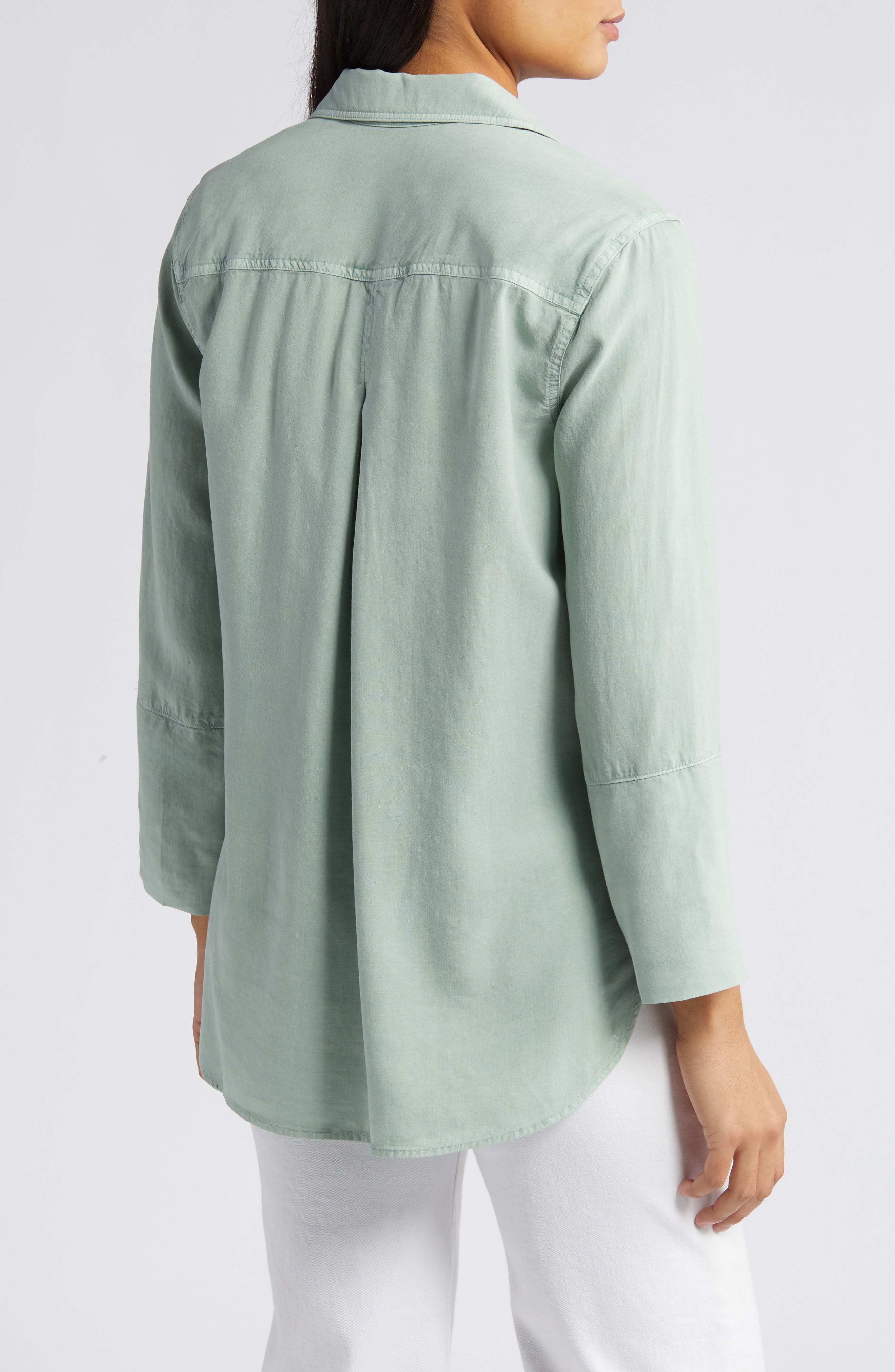 Shirttail Button-Up Shirt - image 4