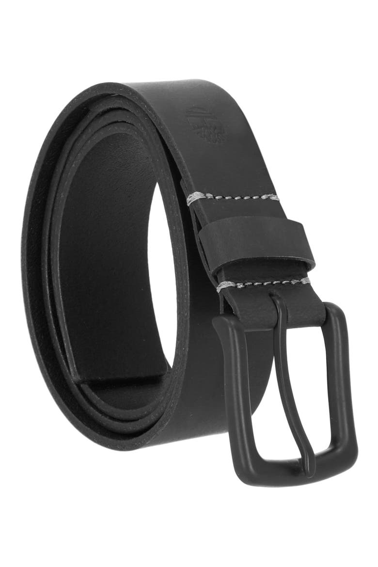 Pull Up Leather Belt, Alternate, color, BLACK/BLACK