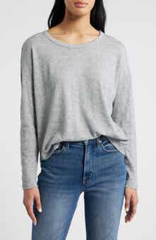 Lucky Brand Metallic Stripe Knit Shirt