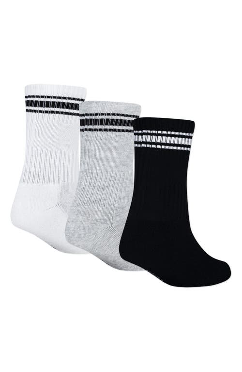 Abercrombie Kids Kids' Assorted 3-pack Crew Socks In White
