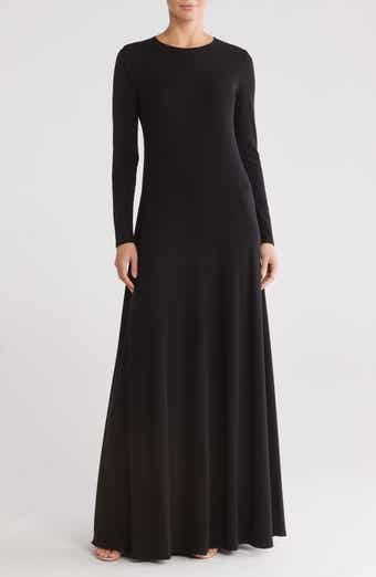 GO COUTURE Long Sleeve Maxi Dress