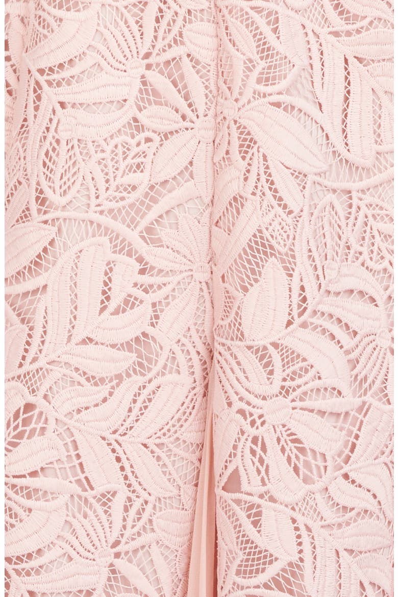 Angela Lace A-Line Midi Dress, Alternate, color, SOFT BLUSH