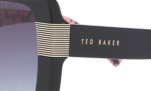 Ted Baker 56mm Gradient Square Sunglasses In Gray