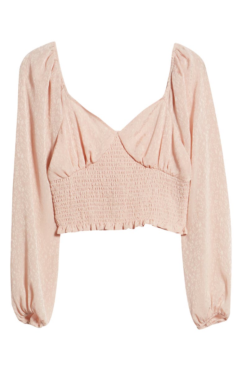 Leith Smocked Long Sleeve Top, Alternate, color,