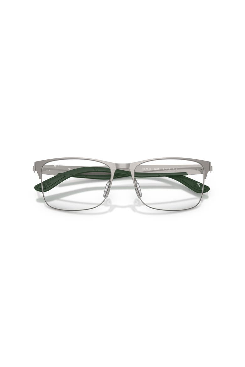 55mm Rectangle optical glasses, Alternate, color, Grey