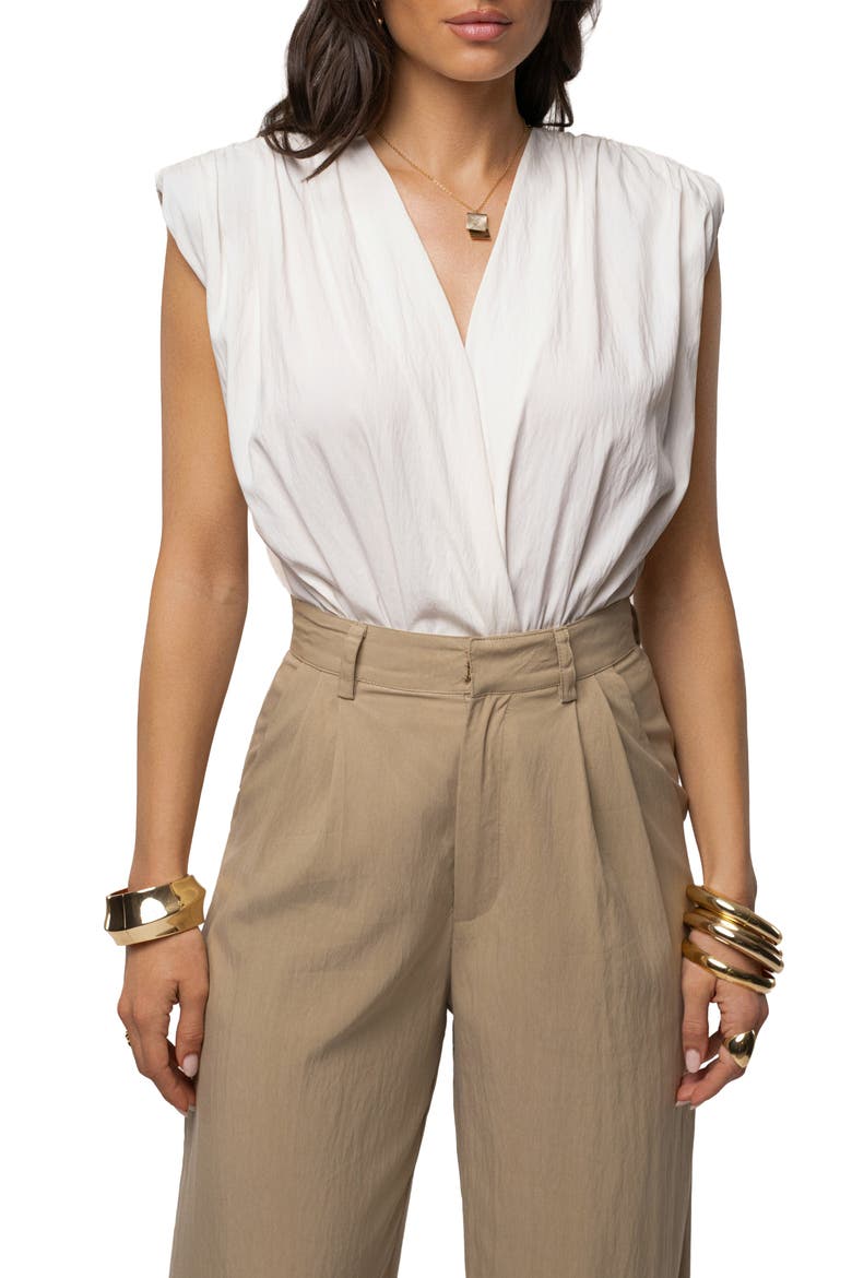 Solar Drift Bodysuit, Alternate, color, Ivory