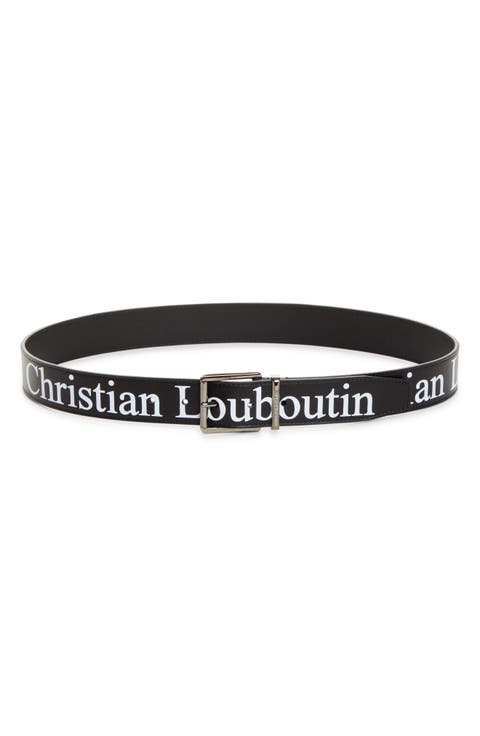 The Maxi Logo Leather Belt