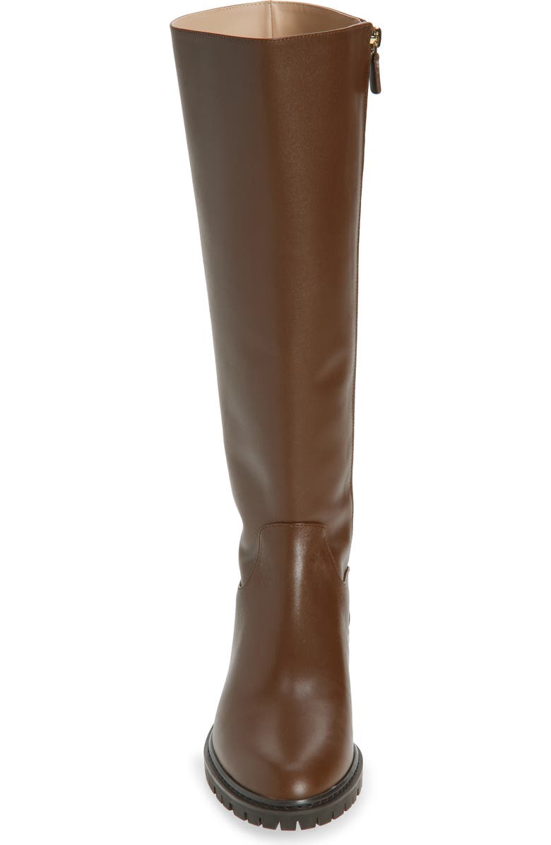 Stuart Weitzman City Zip Knee High Boot, Alternate, color, Espresso