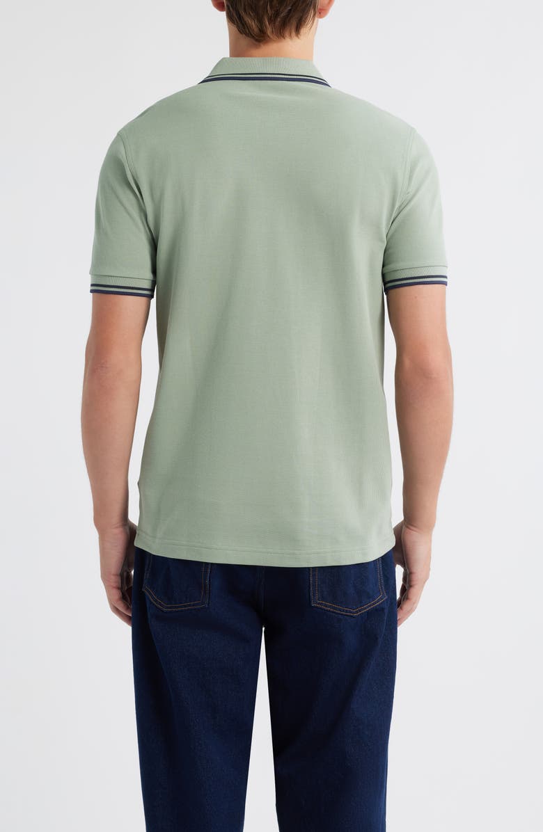 Fred Perry Extra Trim Fit Twin Tipped Piqué Polo, Alternate, color, Bylf/ Dair/ Blue