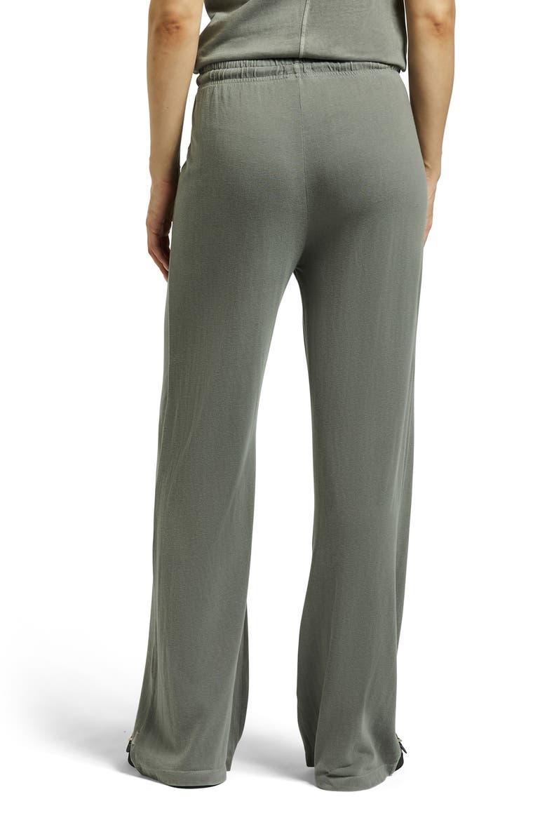 Brixton Carefree Organic Cotton Wide Leg Lounge Pants, Alternate, color, 