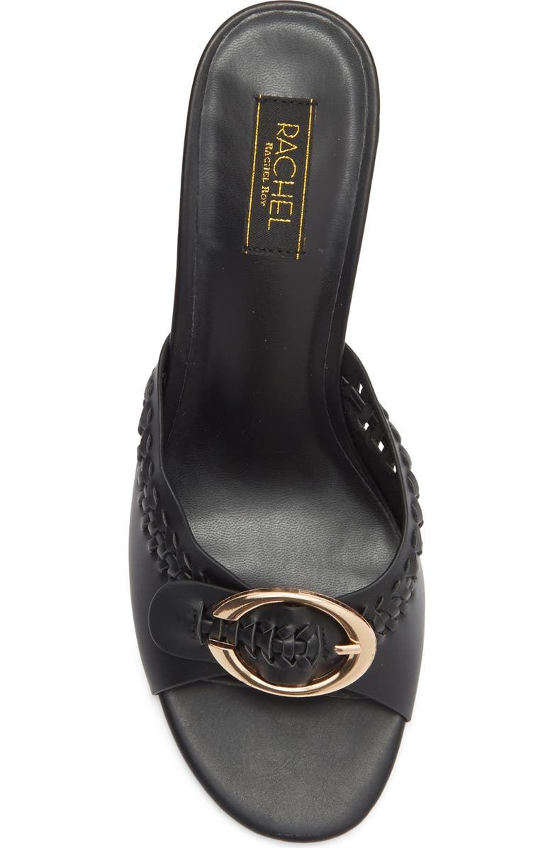 RACHEL Rachel Roy Maggie Buckle Slide Sandal, Alternate, color, Black