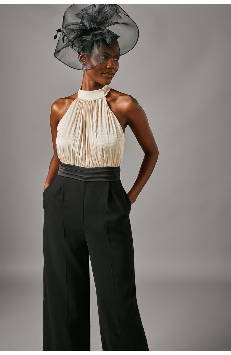 Coast Mono Halter Jumpsuit, Alternate, color, Mono