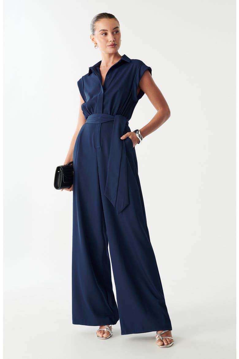 Kobe Jumpsuit, Alternate, color, Navy Blue