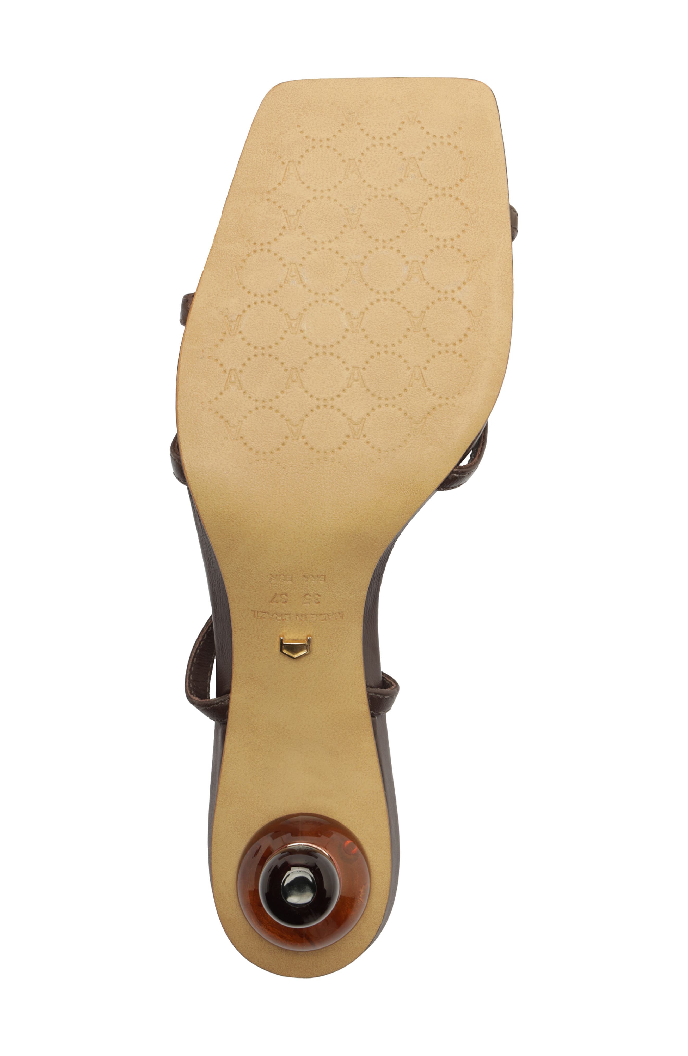 Arezzo Birdie Sandal, Alternate, color, Grape Brown