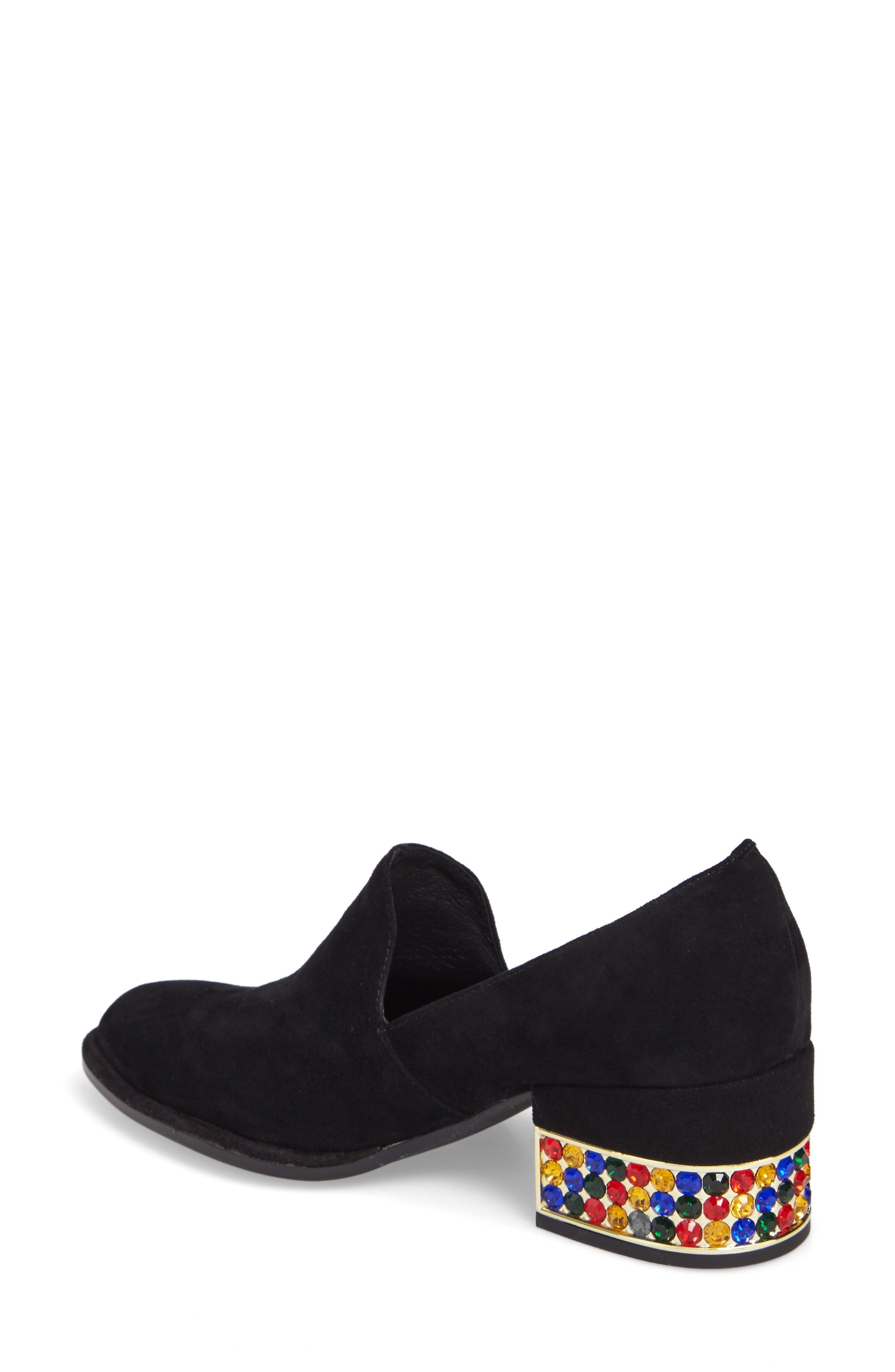 Jeffrey Campbell Serlin Jeweled Heel Loafer, Alternate, color, 