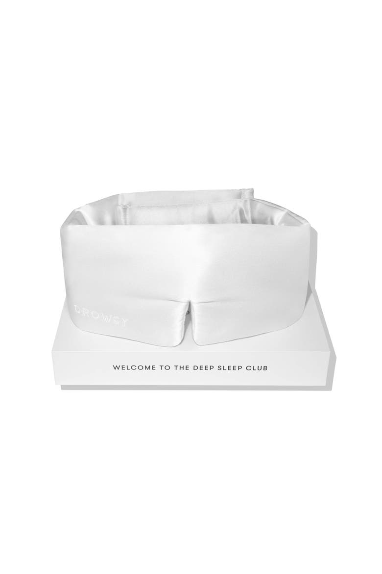 Silk Sleep Mask, Main, color, Akoya Pearl