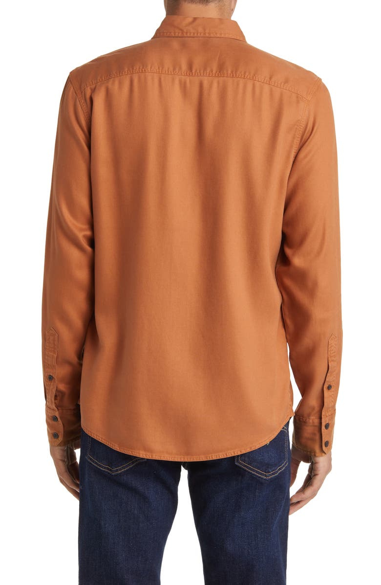 Treasure & Bond Trim Fit Solid Lyocell Button-Up Shirt, Alternate, color, 