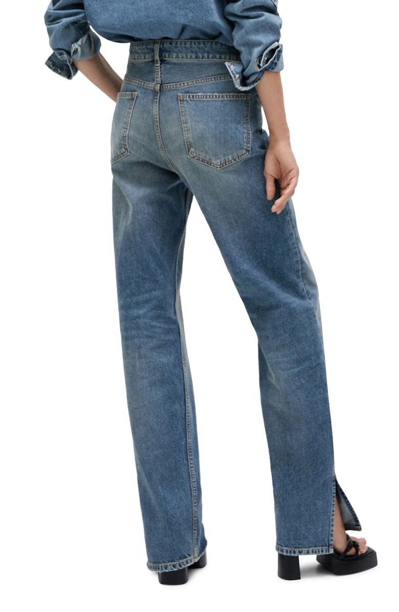 MANGO Straight Leg Jeans, Alternate, color, 
