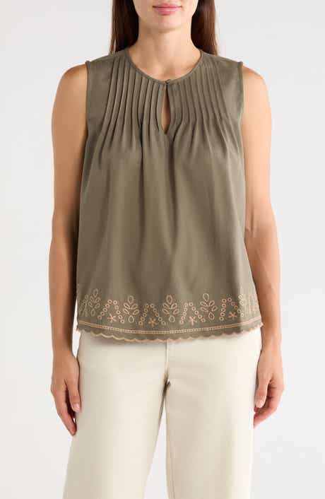 Embroidered Shell