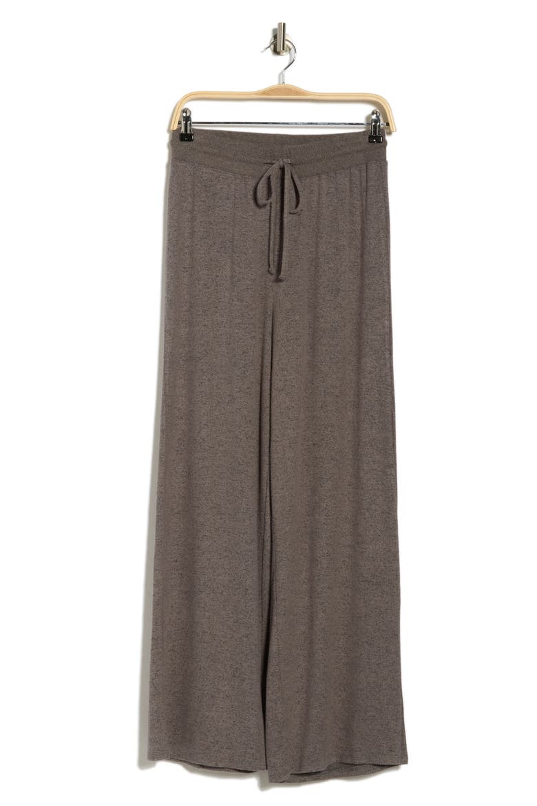 Easy Cozy Wide Leg Pajama Pants, Alternate, color, GREY CHARCOAL HEATHER