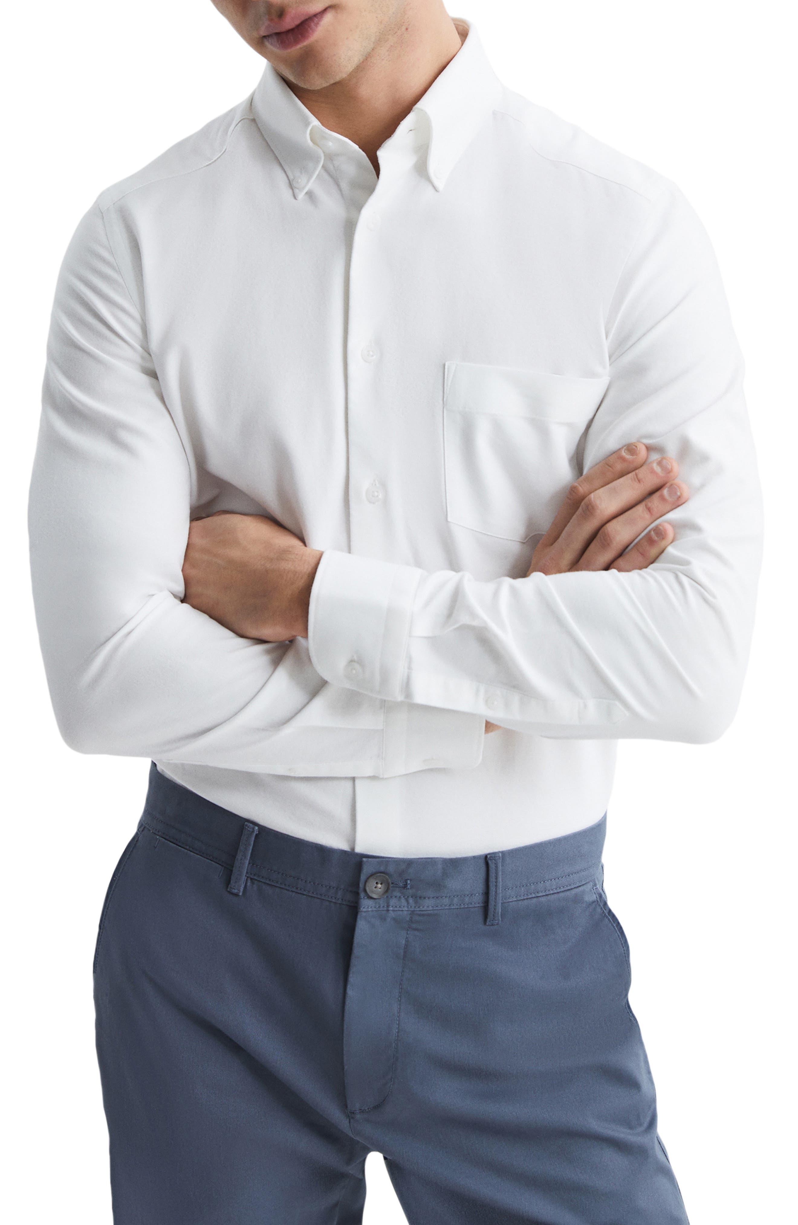 Greenwich Slim Fit Button-Down Shirt