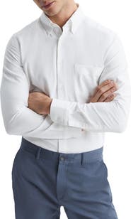 Reiss Greenwich Slim Fit Button-Down Shirt
