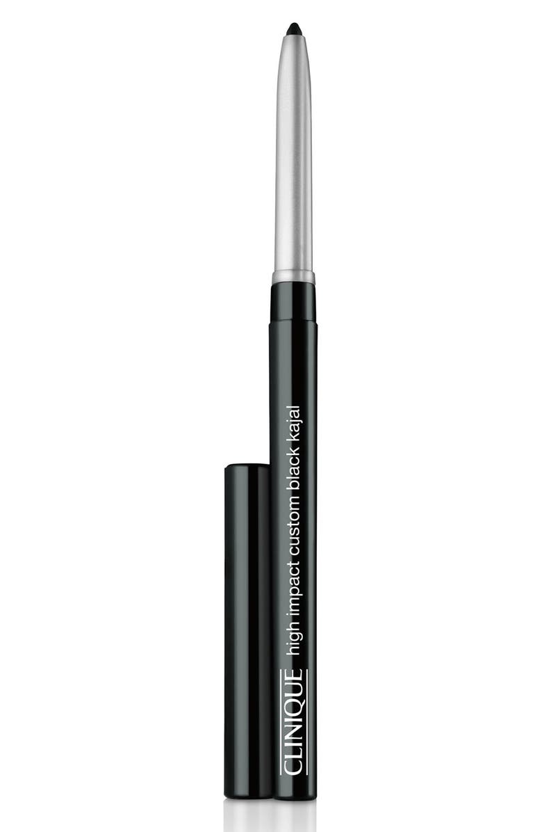 Clinique High Impact Custom Black Kajal Eyeliner Pencil, Main, color,