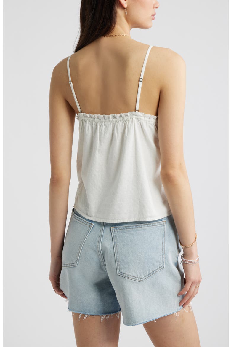Cotton Eyelet Pintuck Camisole, Alternate, color, IVORY