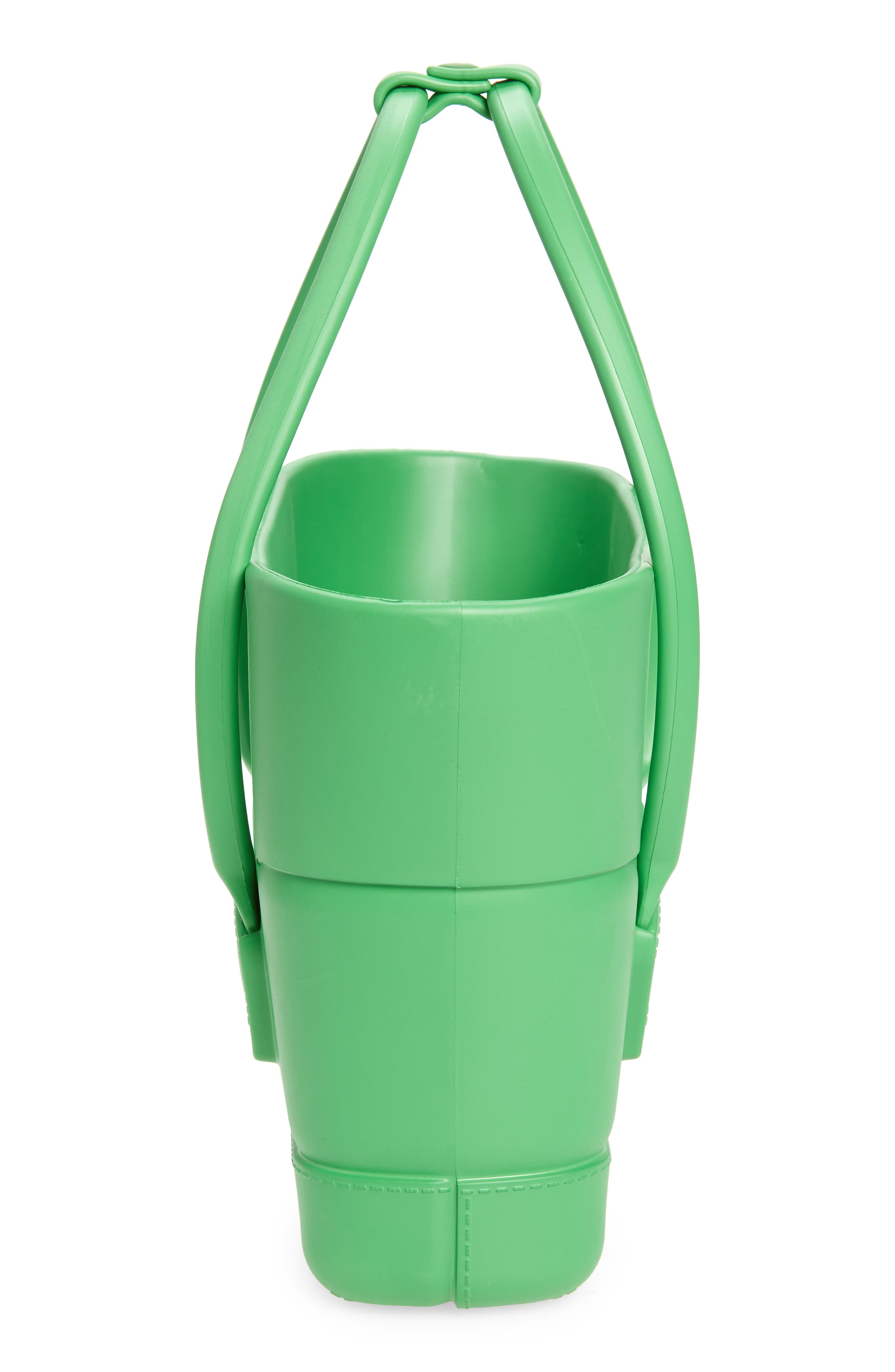 Bottega Veneta Mini Arco Embossed Rubber Tote, Alternate, color, 