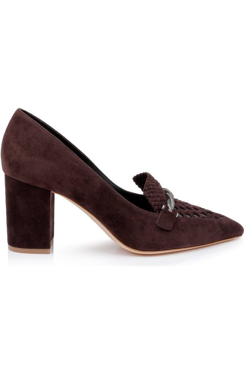 L'AGENCE Eleonore Pump, Alternate, color, Chocolate Suede
