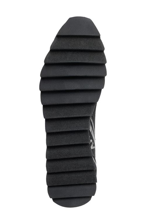 Dkny Abbi Slip-on Wedge Sneaker In Black