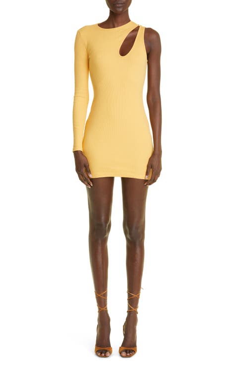 Gender Inclusive R4 Long Sleeve Knit Cutout Dress