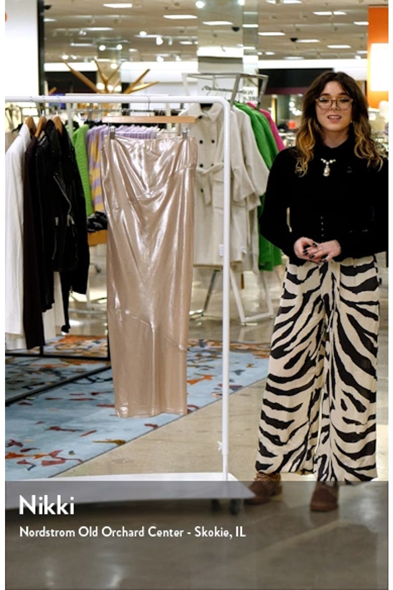 Colette Satin Skirt video