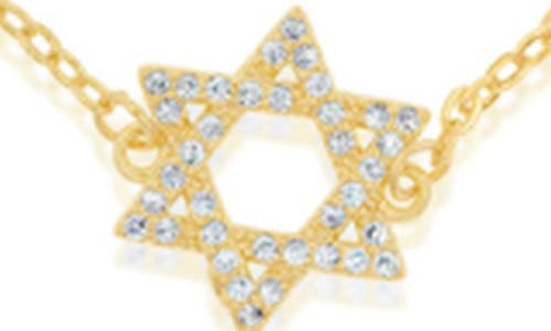 SHYMI SHYMI PAVÉ CUBIC ZIRCONIA STAR OF DAVID BRACELET