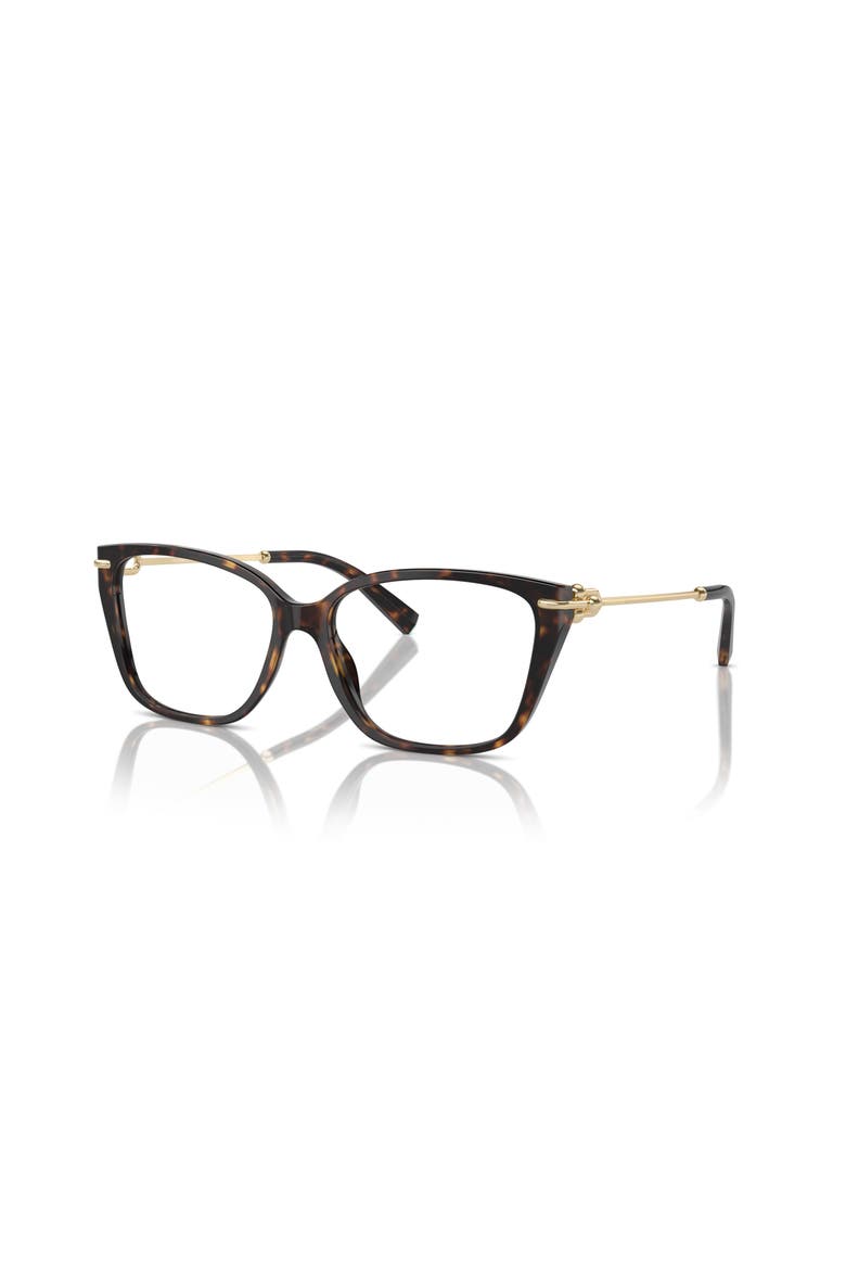 53mm Rectangle optical glasses, Main, color, Tortoise