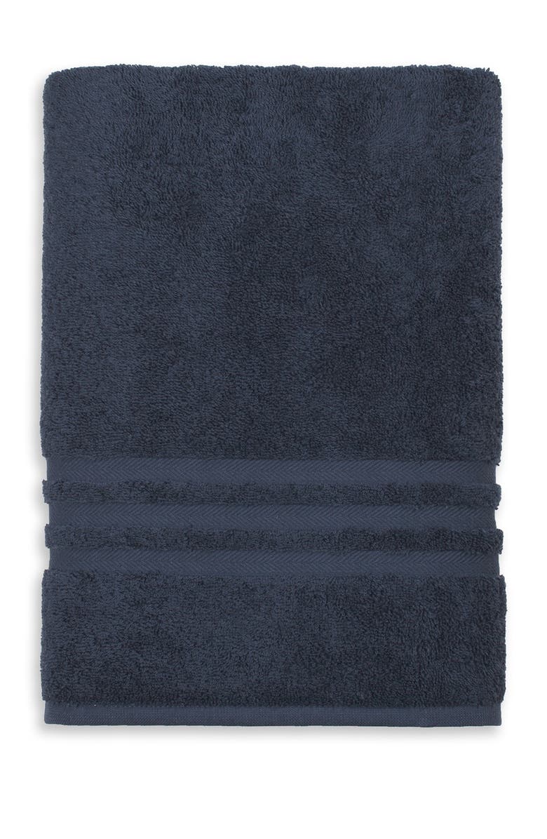 Linum Home Textiles Denzi Bath Sheet - Twilight Blue, Main, color, Twilight Blue