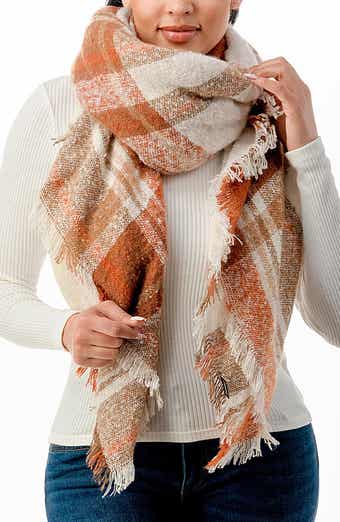 Plaid Blanket Scarf