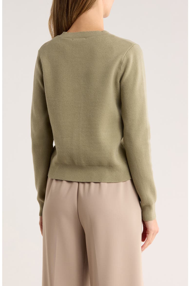 Embroidered Cardigan, Alternate, color, SPRING OLIVE