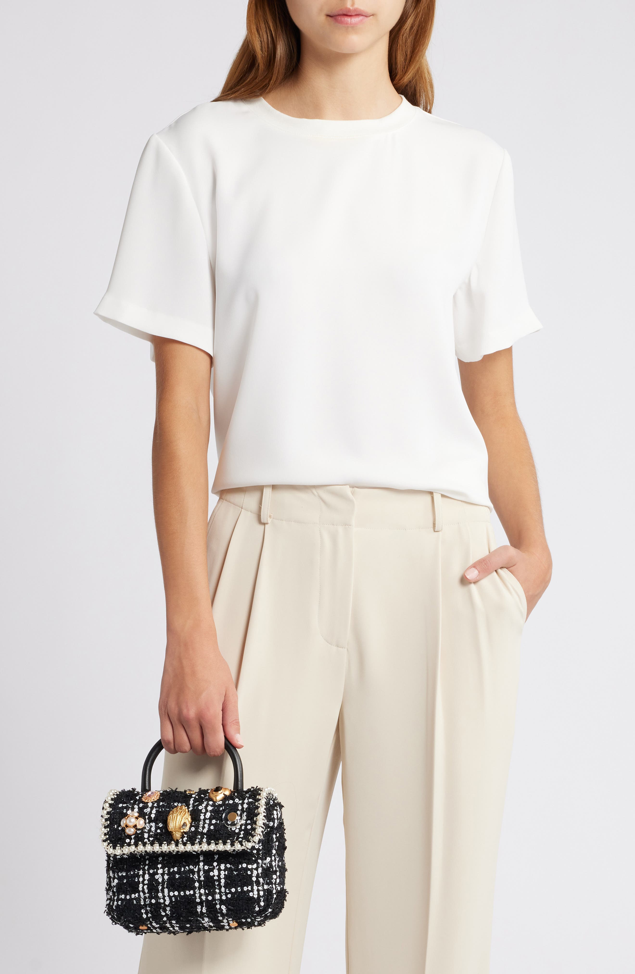 Kurt Geiger London Mini Kensington Top Handle Bag, Alternate, color, 