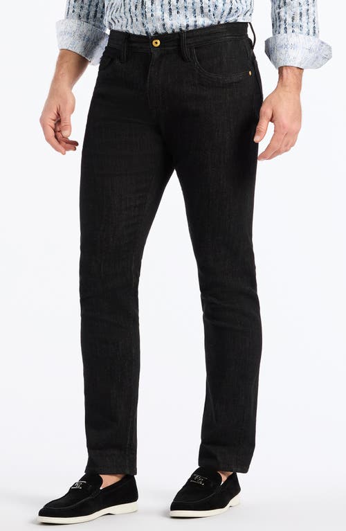 Robert Graham Feragen Straight Leg Jeans In Black