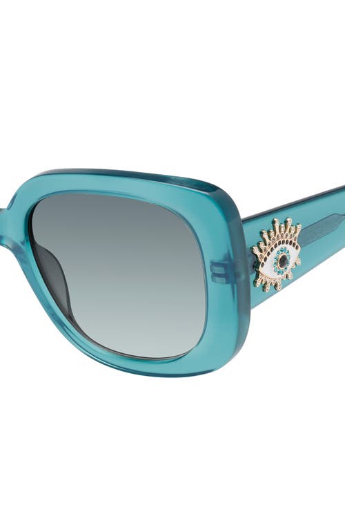 Kurt Geiger London 53mm Gradient Butterfly Sunglasses In Blue
