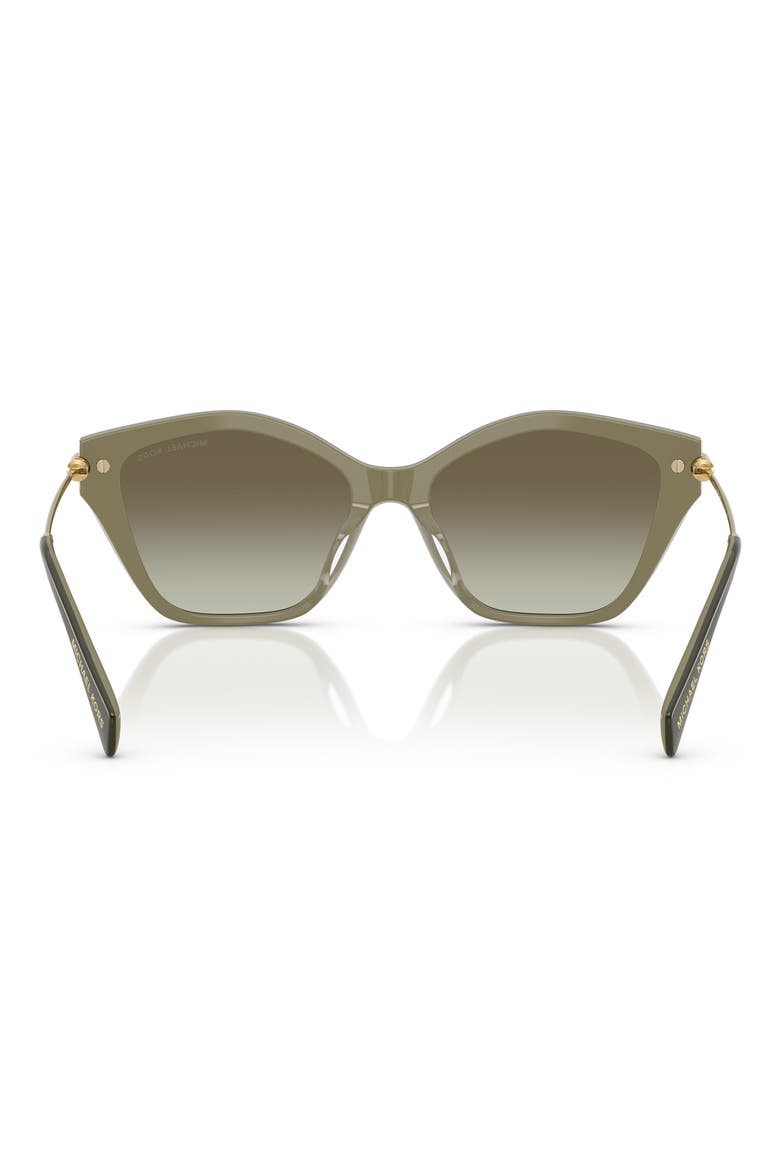 52mm Catskills Gradient Irregular Sunglasses, Alternate, color, OLIVE SMOKE / OLIVE GRADIENT
