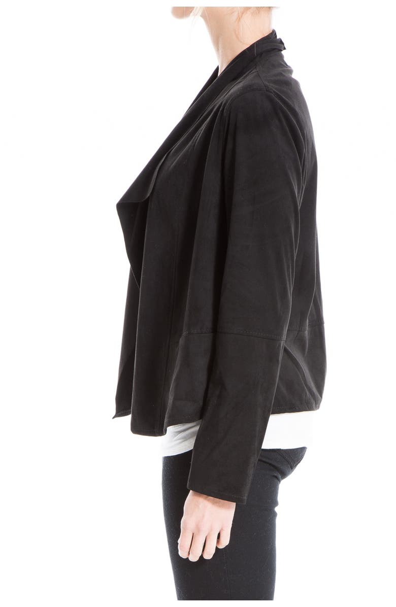 MAX STUDIO Faux Suede Open Front Jacket, Alternate, color, 