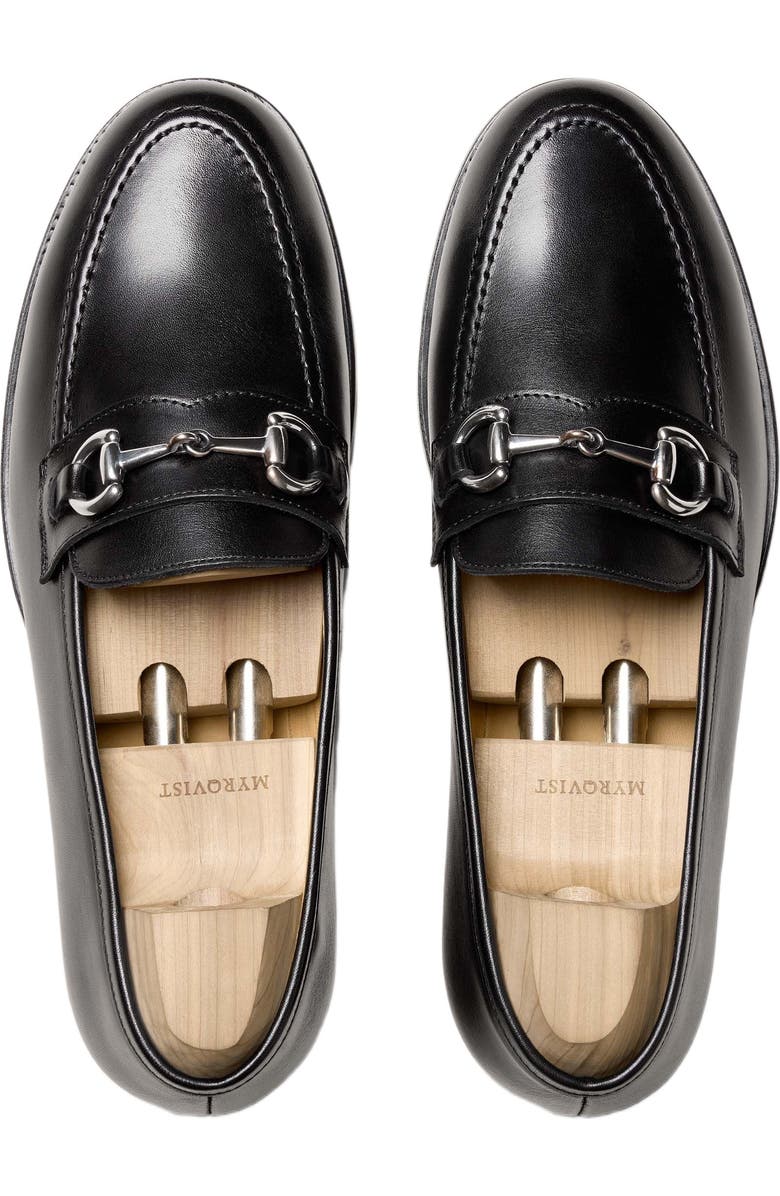 Myrqvist Karlberg Horsebit Loafers, Alternate, color, Black