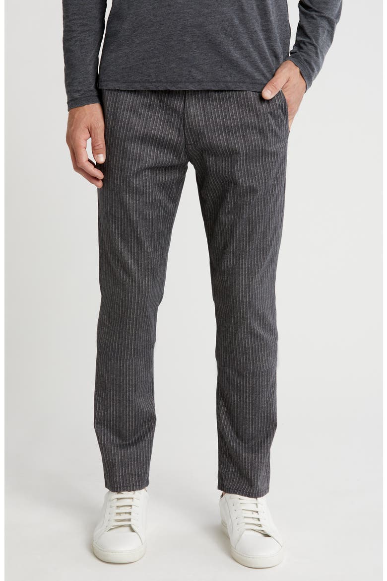 Marshall Stripe Slim Chino Pants, Main, color, HAMPSTEAD FOLKESTONE GREY