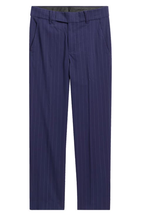 Kids' Stretch Pinstripe Dress Pants