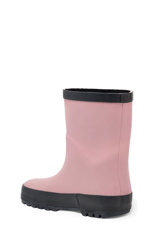Stonz Waterproof Rain Boot In Haze Pink - Lotus